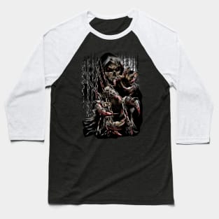 evil skeleton Baseball T-Shirt